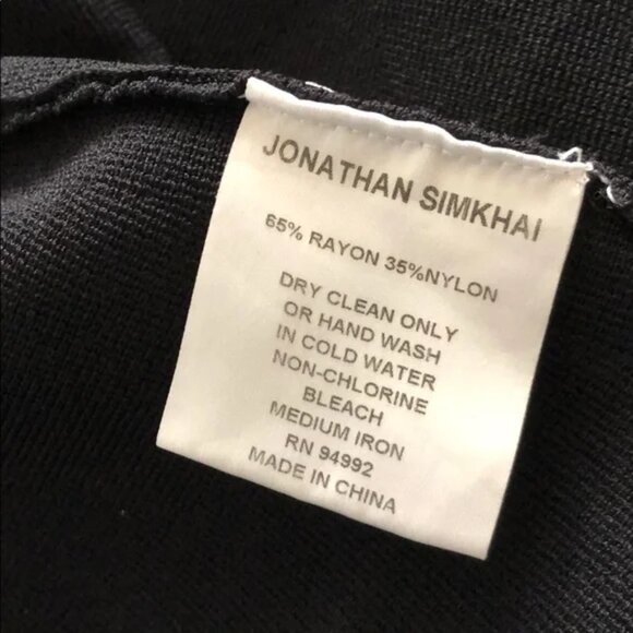 New Jonathan Simkhai fit and flare A-line circle tutu knit minimalist mini skirt - Picture 8 of 8